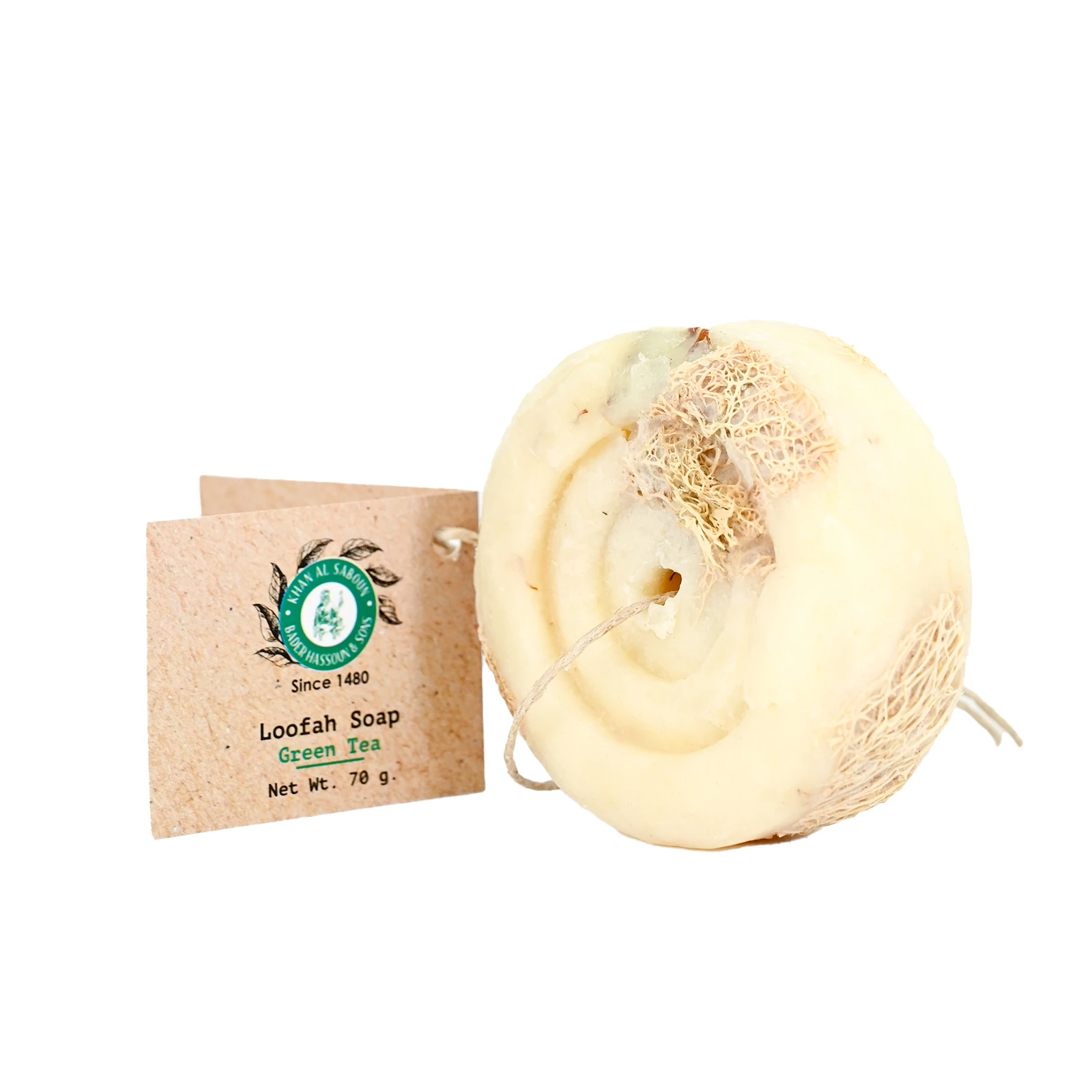 Green Tea Loofah Soap