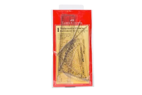 Faber Castell Geometry Set 15 cm Plastic Wallet