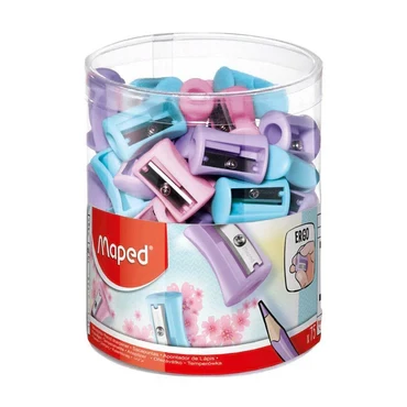 Maped Sharpener 1 Hole Vivo Pastels Assorted 1 Piece / 630119