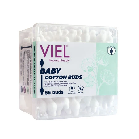 Baby Cotton Buds -55 Pcs