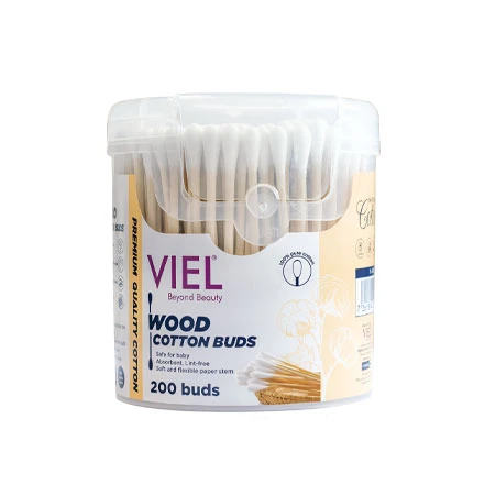 Wood Cotton Buds -200 Pcs