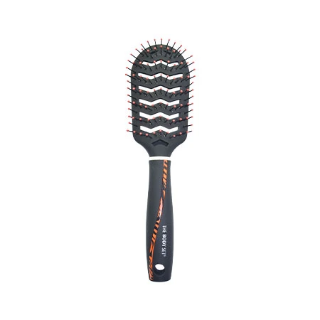 Hair Brush with Rubber Coating