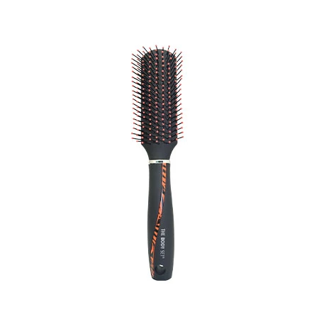 Hair Brush with Rubber Coating