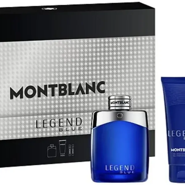 Legend Blue Eau de Parfum Gift Set for Men, 100ml + Minis & Shower Gel by Montblanc