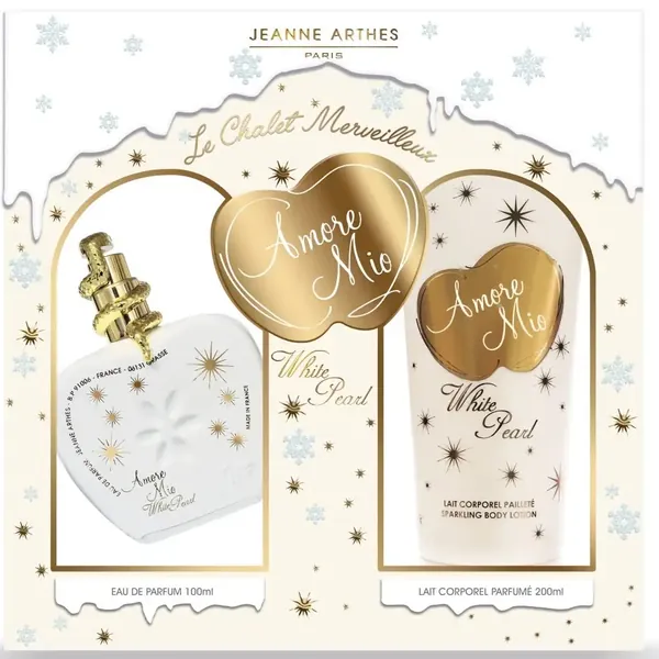 Amore Mio White Pearl Perfume and Body Lotion Gift Set by Jeanne Arthes