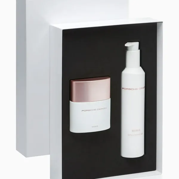 Women Eau de Parfum & Shower Gel Gift Set, 100ml + 200ml, Porsche Design