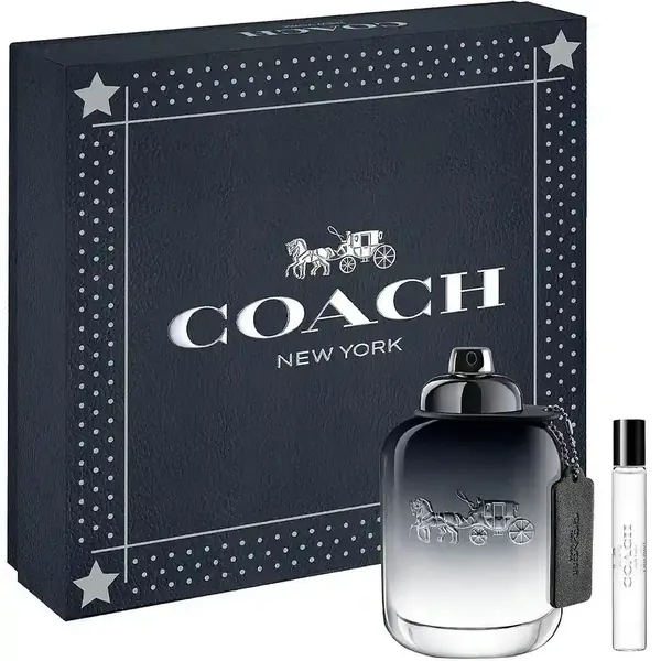 Men's fragrance gift set with eau de toilette and mini spray, Coach