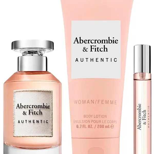 Authentic Women Eau de Parfum Gift Set with Body Lotion, Abercrombie & Fitch