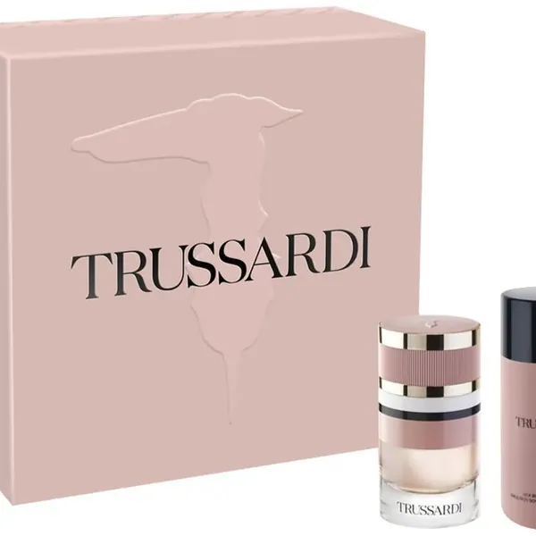 Women's Eau de Parfum and Silk Body Emulsion Gift Set, 60ml + 125ml, Trussardi
