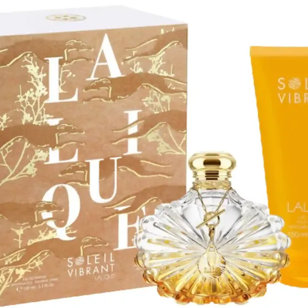 Soleil Vibrant Eau de Parfum and Body Lotion Gift Set for Women by Lalique