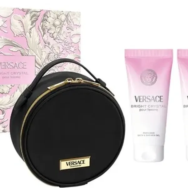 Bright Crystal Eau de Toilette Gift Set for Women, 3 Piece Set by Versace