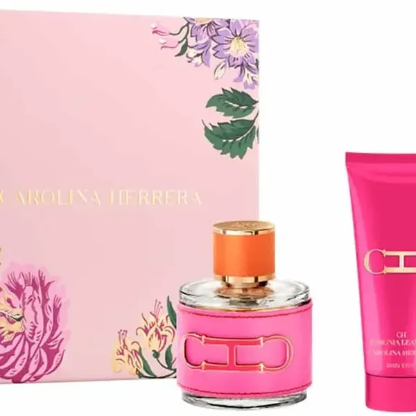 Insignia Leather Eau de Parfum Gift Set for Women, 3 Piece Set, carolina herrera