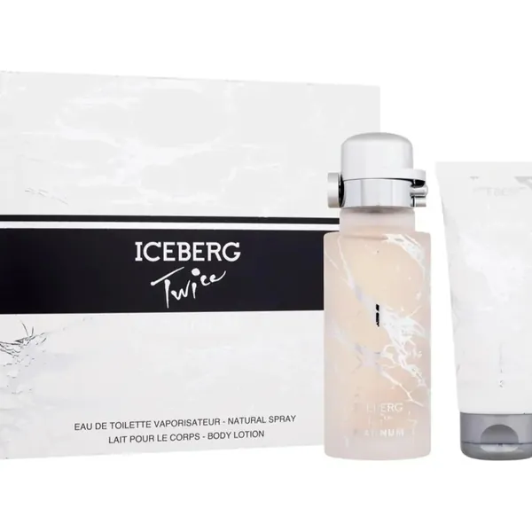 Twice Platinum Eau de Toilette for Men, Sophisticated Fragrance by Iceberg
