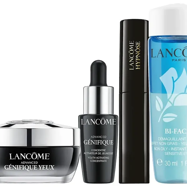 Genifique Eye Care Set with Cream, Serum, Cleanser, Mascara