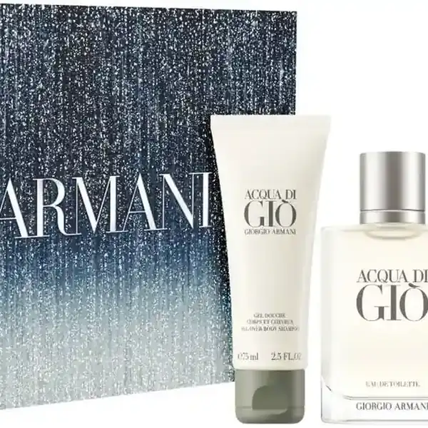 Acqua di Gio Eau de Toilette Gift Set for Men, 3 Piece Set armani