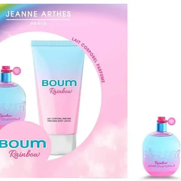 Boum Rainbow Eau De Parfum and Body Lotion Gift Set 100ml