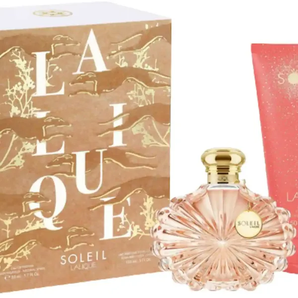 Soleil Eau de Parfum and Body Lotion Gift Set for Women, Lalique
