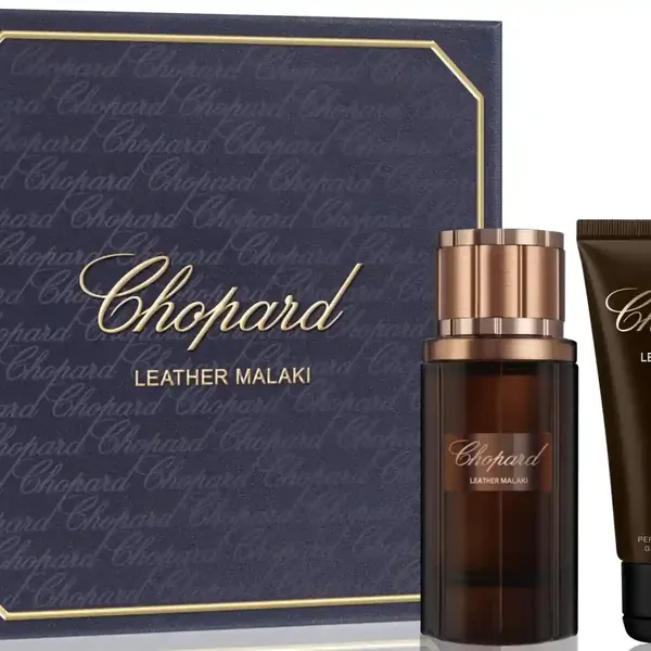 Leather Malaki Eau de Parfum and Shower Gel Gift Set for Men chopard