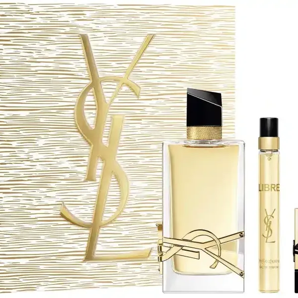 Libre Eau de Parfum Gift Set for Women with Lipstick, 3pc, ysl perfumes