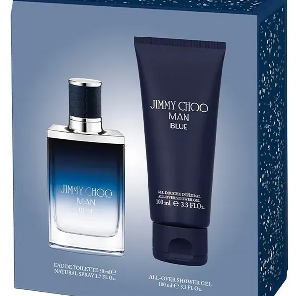 Man Blue Eau de Toilette and Shower Gel Gift Set, 50ml + 100ml, Jimmy Choo