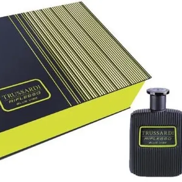Riflesso Blue Vibe Eau de Toilette Gift Set, 100ml + 30ml, for Men trussardi