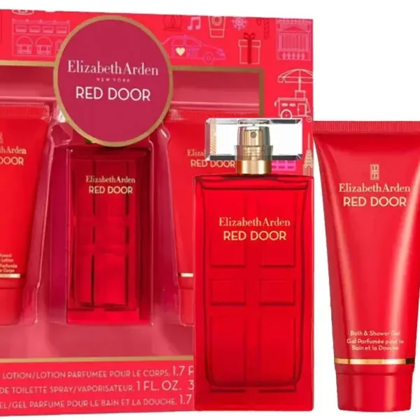 Red Door Eau de Toilette Gift Set for Women, 3 Piece