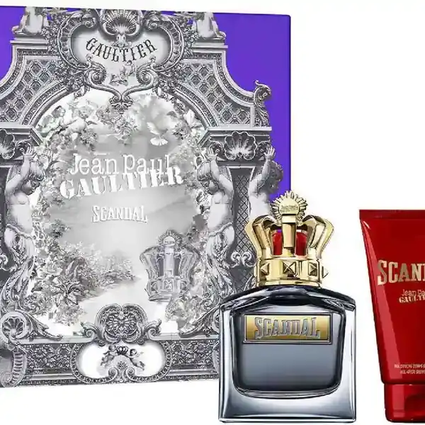 Scandal Pour Homme Eau de Toilette Gift Set for Men, 3 Piece by Jean Paul Gaultier