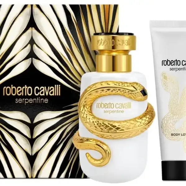 Serpentine Parfum Gift Set for Women with Body Lotion, 3 Pieces by Roberto Cavalli