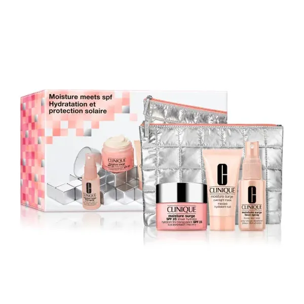 Moisture Surge SPF25 Hydrating Cream Set with Eye Cream and Mist