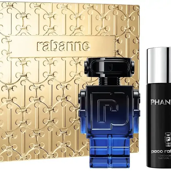 Phantom Intense Parfum Gift Set for Men, Eau De Parfum and Deodorant, paco rabanne