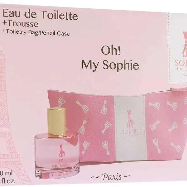 Oh My Sophie Gift Set with Eau de Toilette and Bag, sophie la giraffe