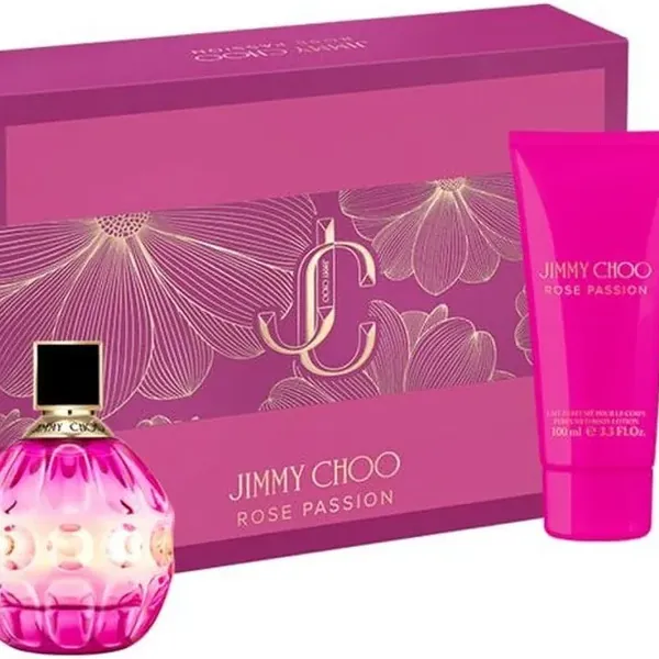 Rose Passion Eau de Parfum Gift Set for Women, 3 Piece Set, Jimmy Choo