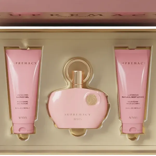 Supremacy Pink Eau de Parfum Gift Set with Lotion and Shower Gel