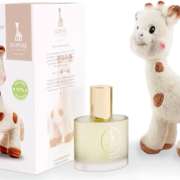 Eau de Soin Fragrance and Soft Toy Gift Set for Kids, sophie la giraffe