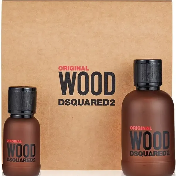 Original Wood Homme Eau de Parfum Gift Set for Men, 100ml + 30ml by Dsquared2