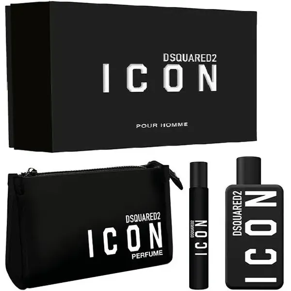 Icon Pour Homme Eau de Parfum Gift Set for Men, 3 Piece Set dsquared2