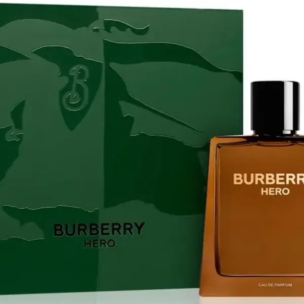 Hero Eau de Parfum Gift Set for Men, 100ml + 10ml, woody spicy scent, Burberry