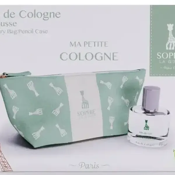 Ma Petite Cologne Gift Set with 50ml Eau de Cologne and Bag, sophie la giraffe