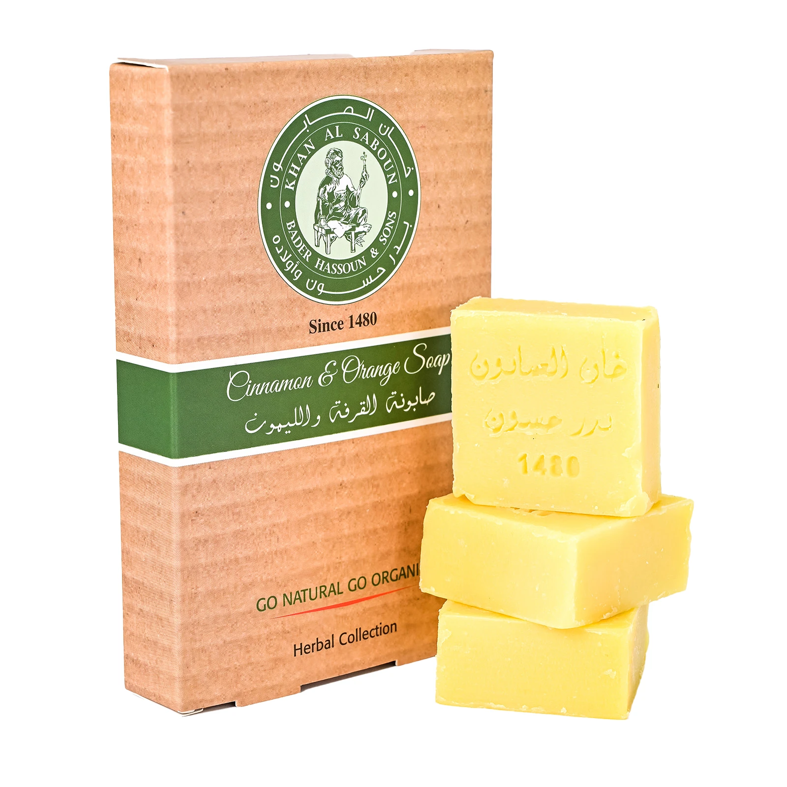 Cinnamon and Orange Herbal Soap â€“  Pack of 6 â€“ 300g