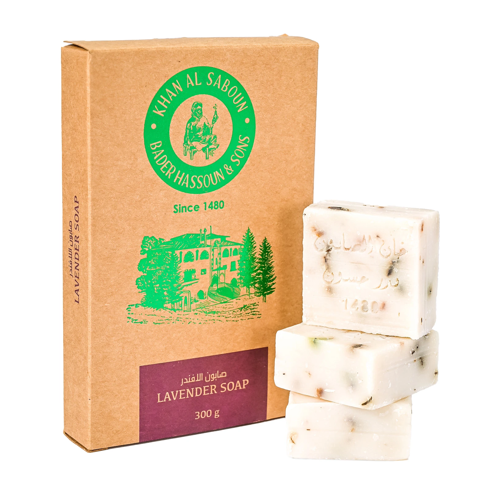 Lavender Herbal Soap â€“ Pack of 6 â€“ 300g