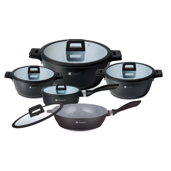 Ceramic Cookware Set â€“ 5 Pcs