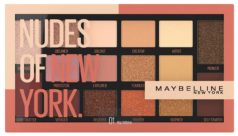 Maybelline Nudes Of New York Eye Shadow Palette