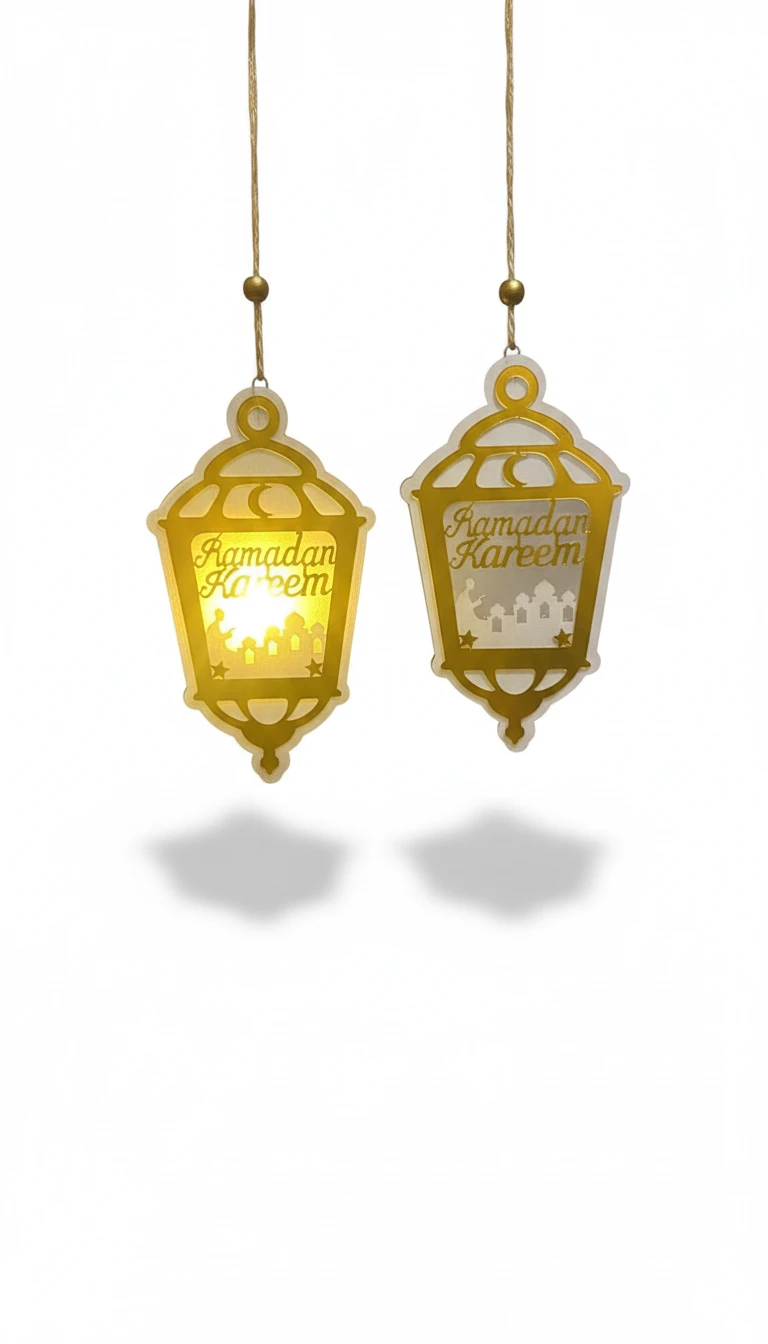 Hanging Lantern Decor  Ramadan Kareem