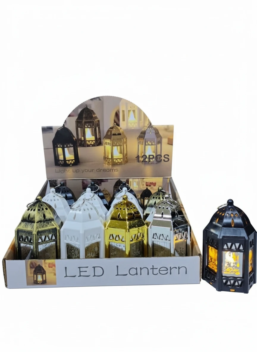 Decorative Warm Light Lantern 10 cm Ramadan