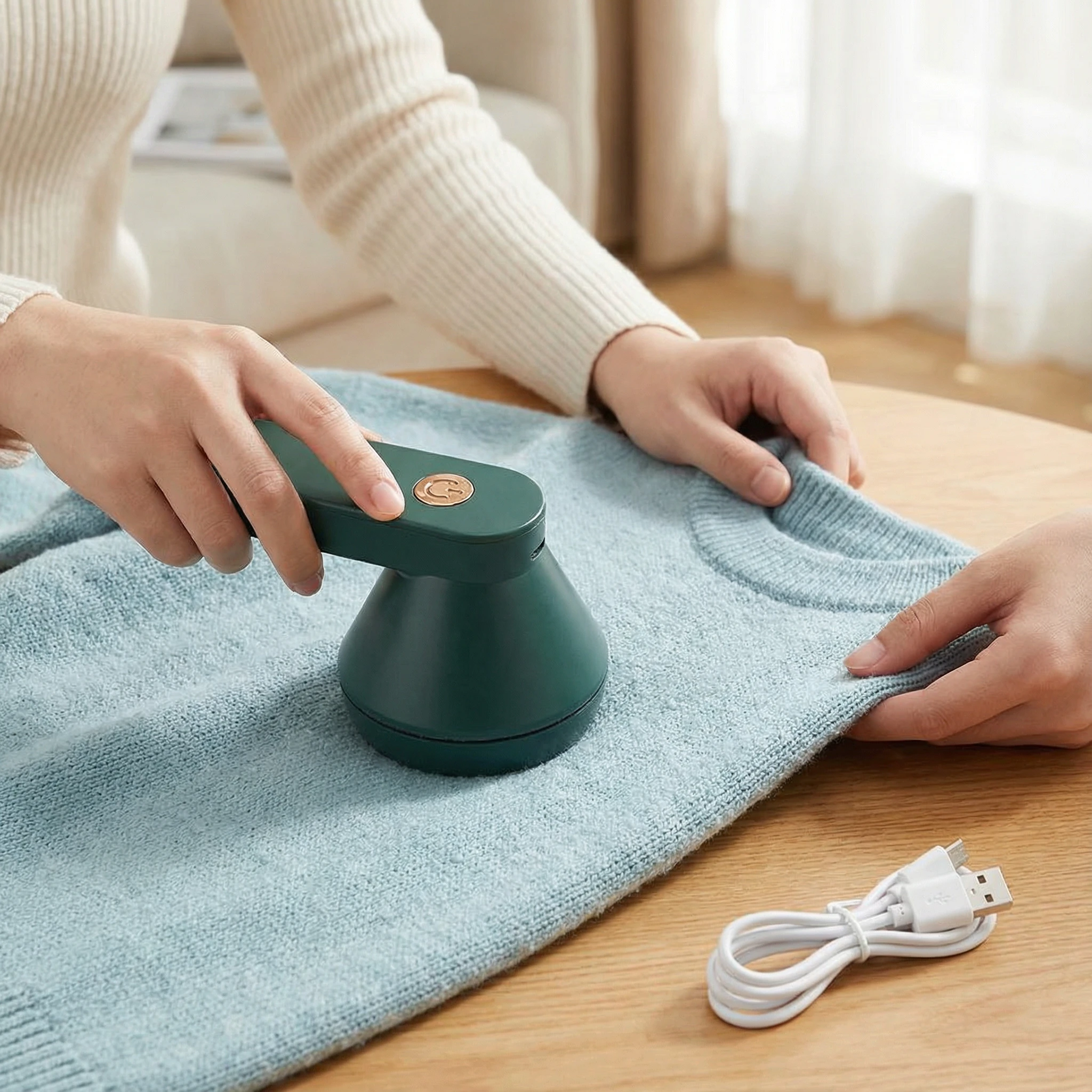Portable Fabric Lint Remover & Hair Ball Trimmer