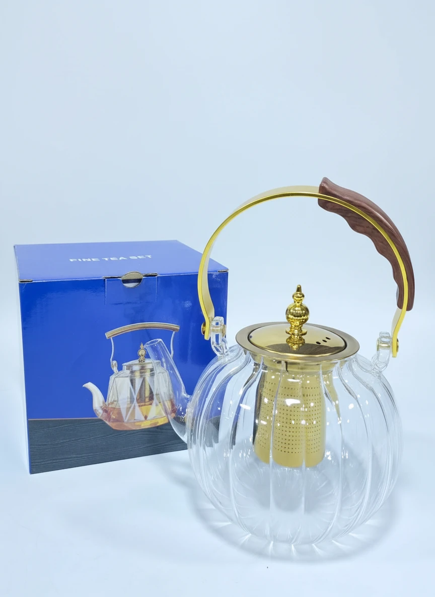 Elegant Glass Tea Pot