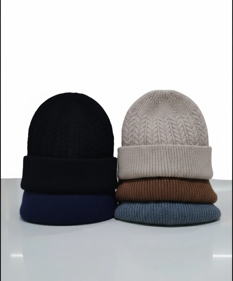 Unisex Knitted Winter Beanie Hat