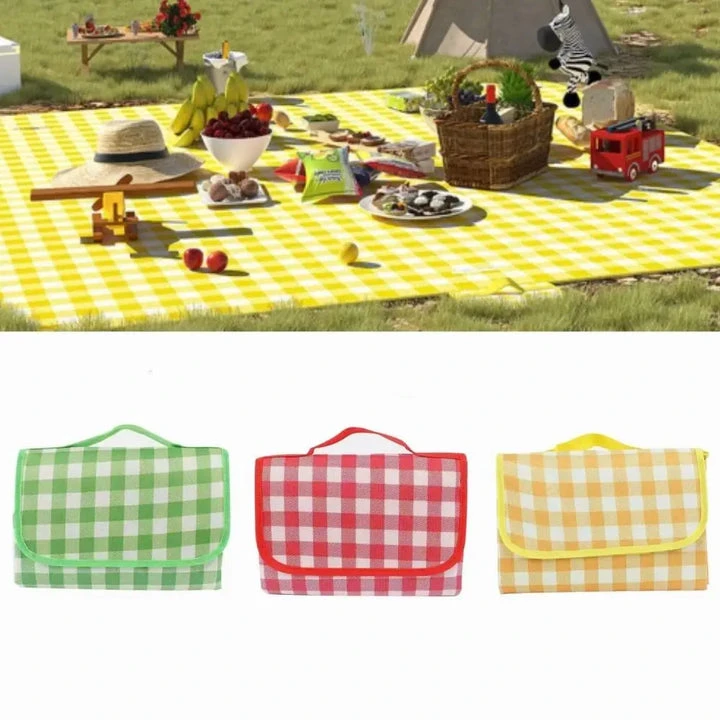 150x200cm Waterproof Portable Picnic Mat â€“ Sandproof Outdoor Blanket for Camping, Beach & Family Outings