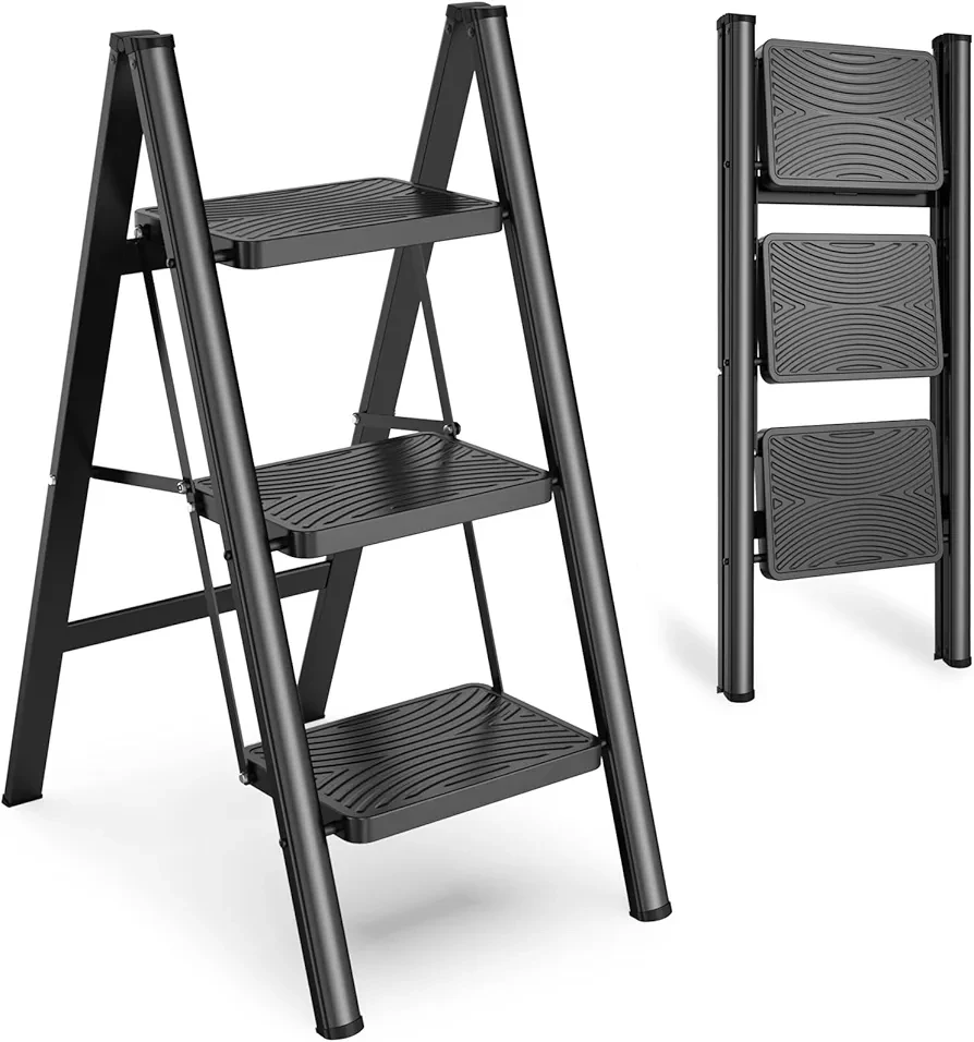 Portable Ladder Folding Step Stool, Heavy Duty