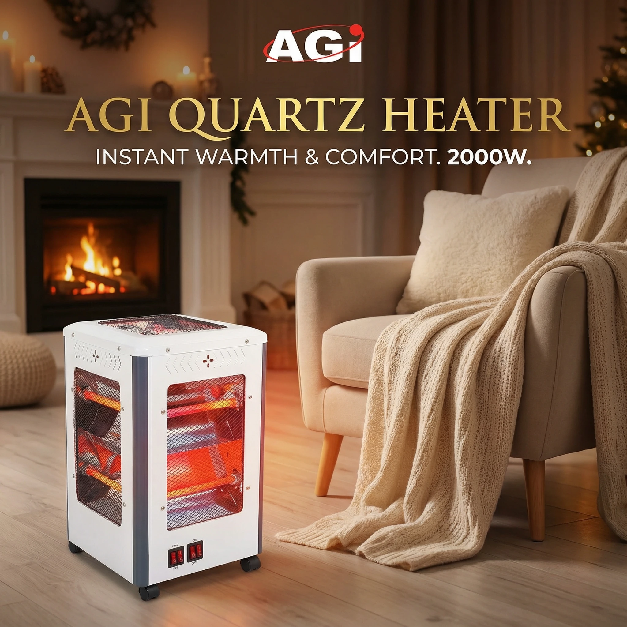 Quartz Heater AGI 2000W